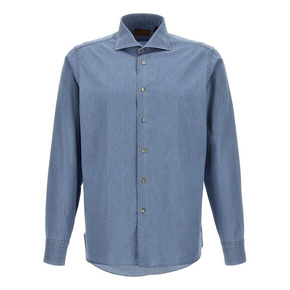 Borriello Men Chambray Shirt